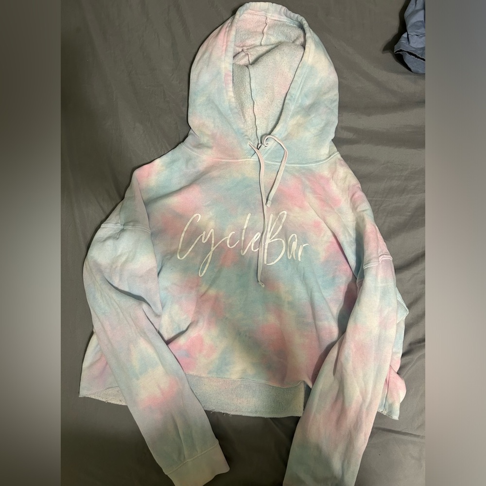 Cyclebar Pastel Tie-Dye Hoodie